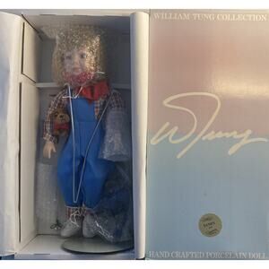 13” William Tung Porcelain Doll - Sandy Brand New In OG Box